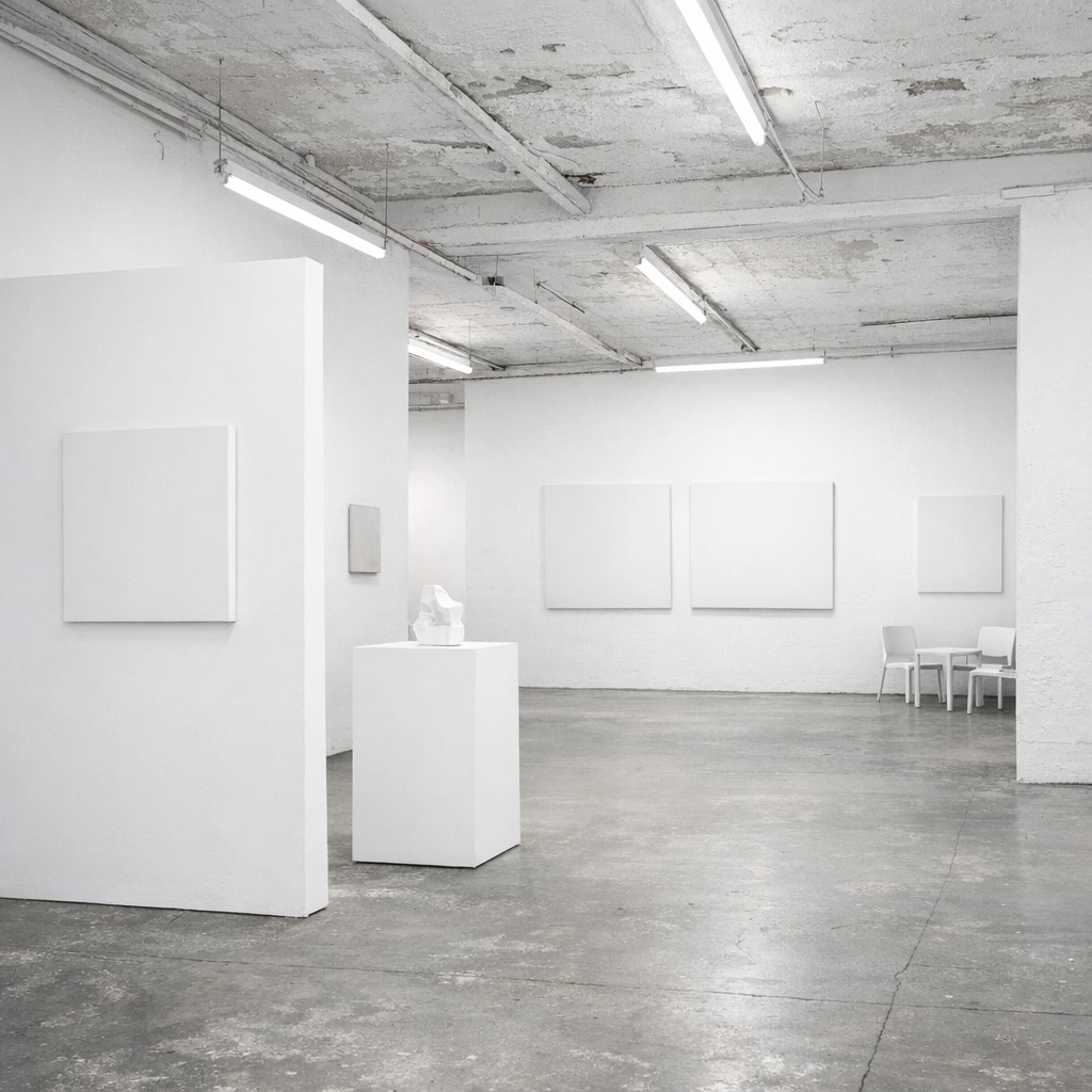 Ausstellungsansicht in einem Hamburger Offspace