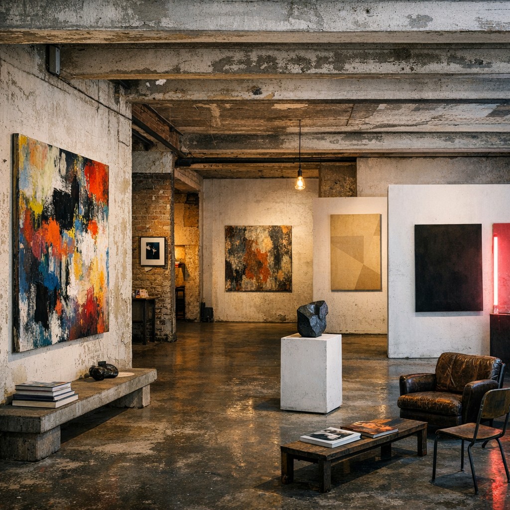 Ausstellungsraum in einem Hamburger Offspace